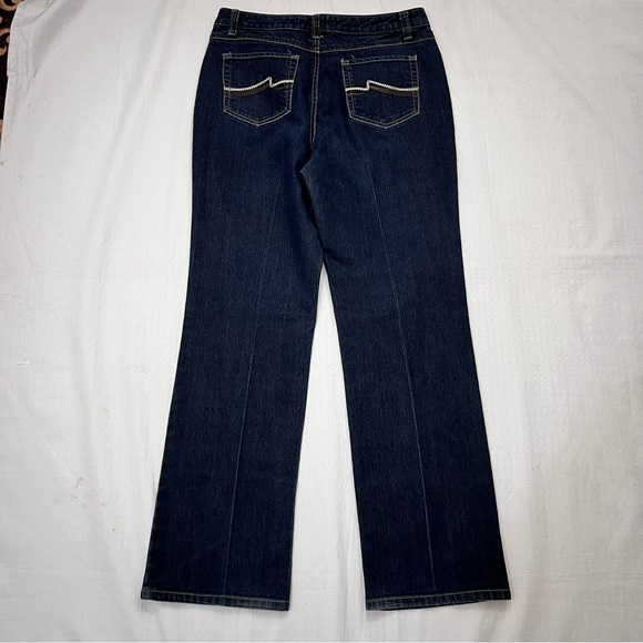 Nine West ladies Dark Blue Straight Leg Jeans size 8/28 - Picture 4 of 7